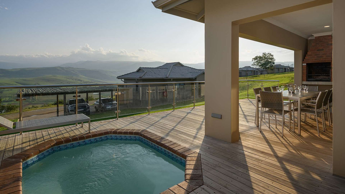 ⛰️ Two Bedroom Chalet with Splash Pool | Cayley Mountain Resort, Drakensberg