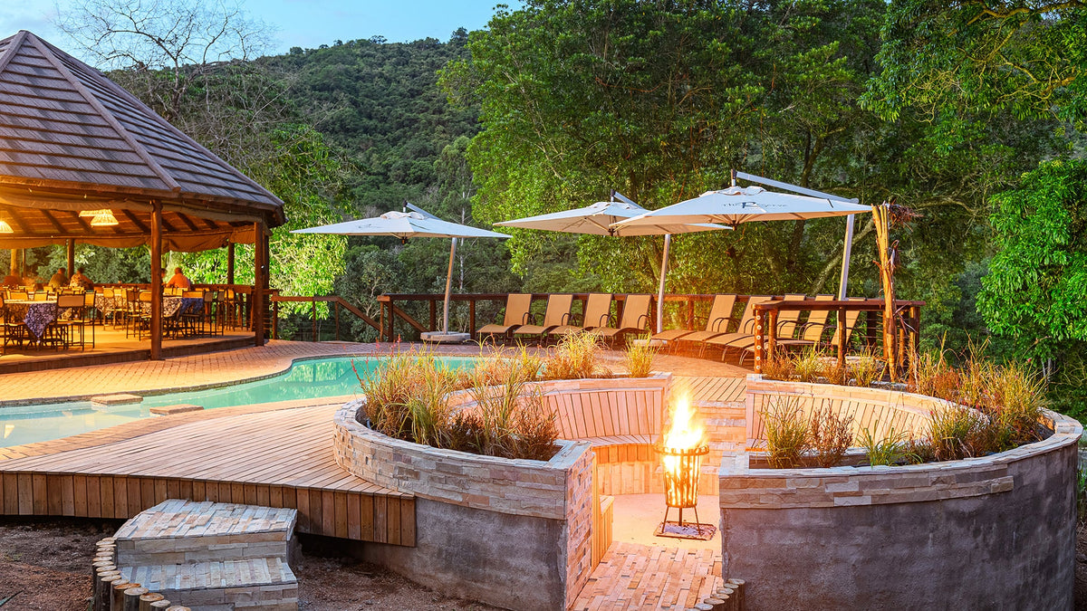 🌿 Two Bedroom Chalet with Patio – Hazyview Cabanas