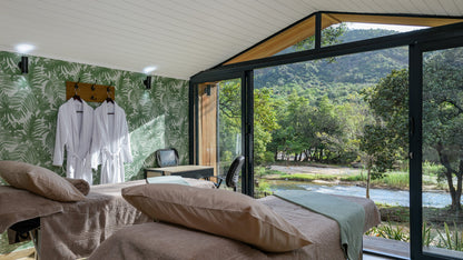 🌿 Three Bedroom Chalet with Patio – Hazyview Cabanas