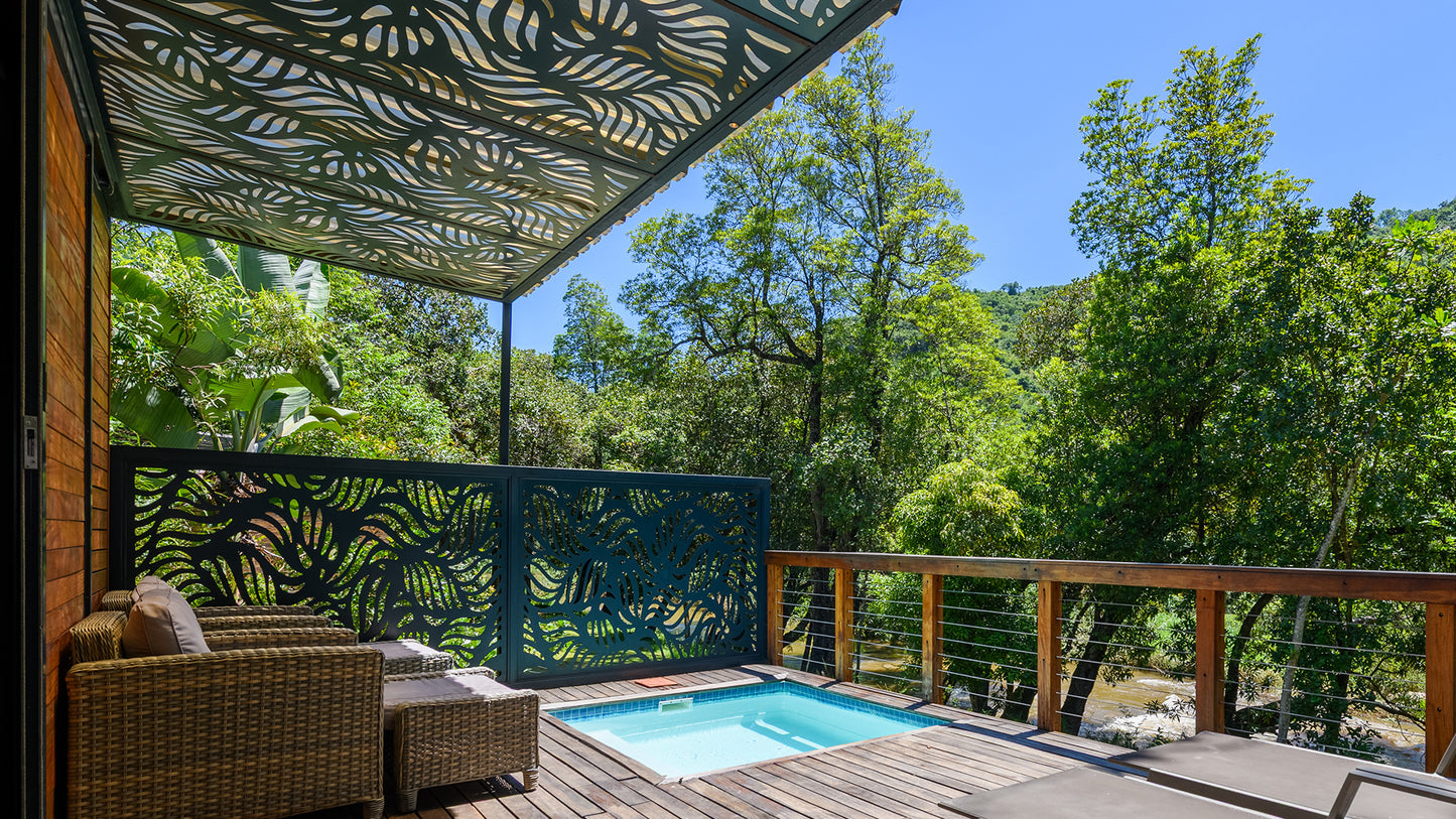🌿 Riverview Cabin with Splash Pool – Hazyview Cabanas