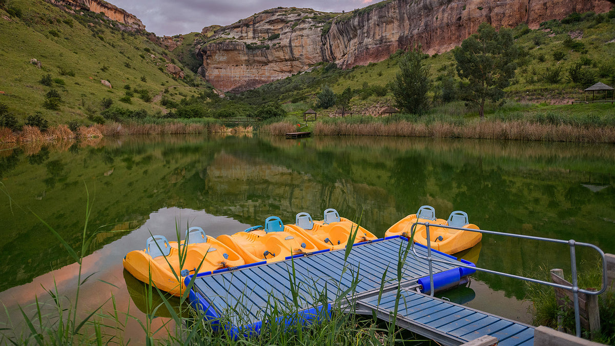 🏔️ Double Room with Patio | Kiara Lodge, Free State