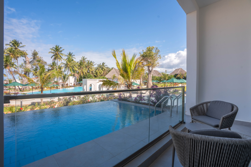 🌊✨ Double Room with Patio, Sea View & Walk-In Pool ✨🌊