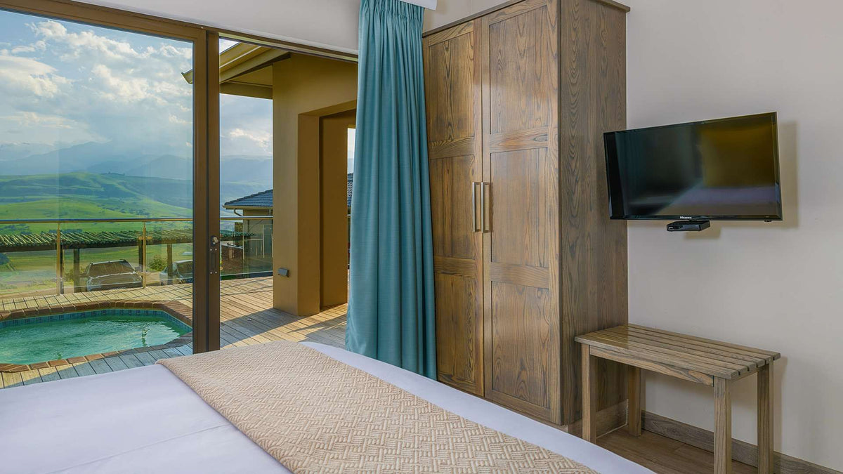 ⛰️ Two Bedroom Villa with Splash Pool | Cayley Mountain Resort, Drakensberg