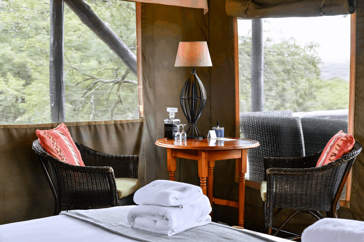 Luxury Safari Tents at Springbok Lodge